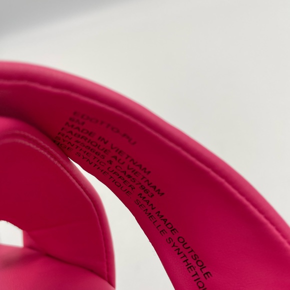 Open Edit Otto Slide Sandal In Pink Shock - Picture 10 of 10